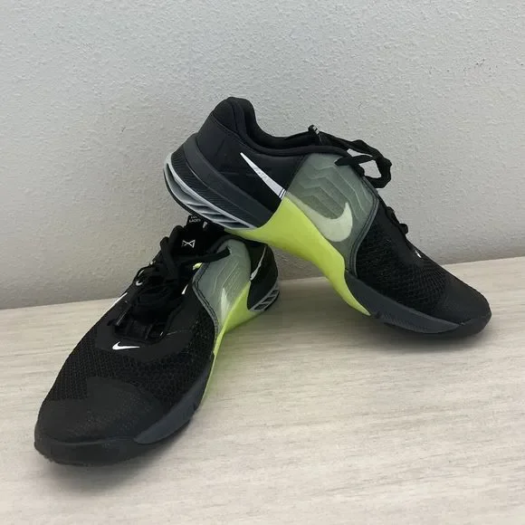 Nike CZ88281 017 Metcon 7 Men’s Sz 10 Training Crossfit Running Shoes Black Volt - Picture 7 of 9
